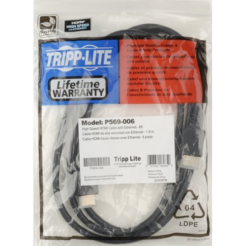 TRIPP LITE Tripp Lite 25-ft High Speed HDMI Cable with Ethernet - Ultra HD 4K x 2K Digital Video & Audio (M/M) - View 5 of 5