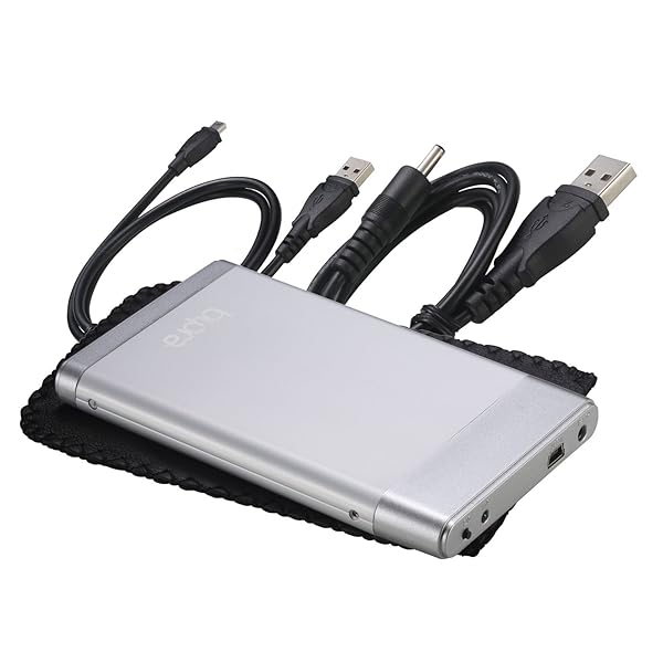 BIPRA "320GB Portable USB 2.5" External Hard Drive with Free One Touch Backup Software" - View 5 of 7