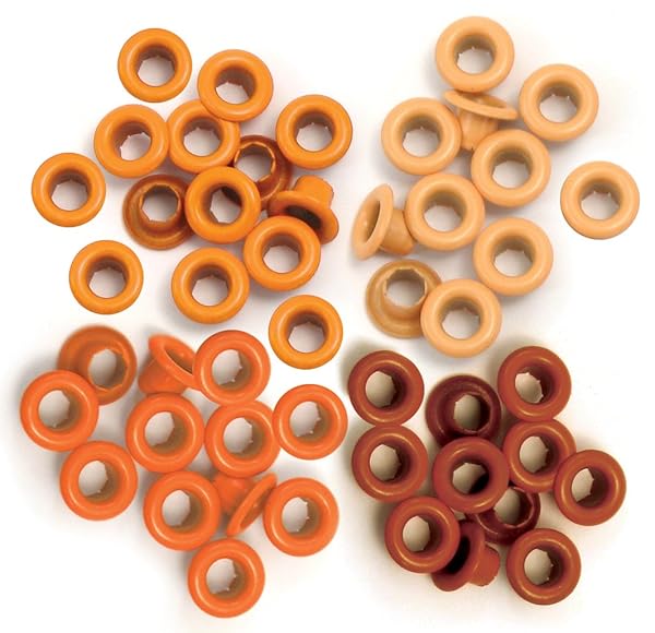 We R Memory Keepers We R Eyelets Standard 60 Pack Orange for Crafting and Scrapbooking - View 2 of 3
