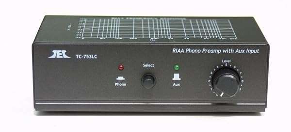 TEC Best Turntable Phono Preamp with Aux Input & Volume Control - Enhance Your Audio Experience