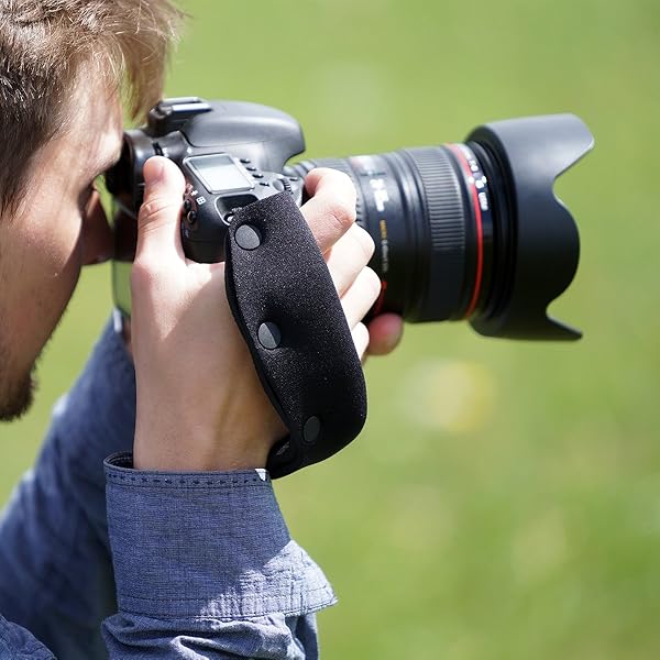 OP/TECH USA OP/TECH USA E-Z Grip Neoprene Camera Strap - Comfortable Black Grip for Photographers - View 8 of 9