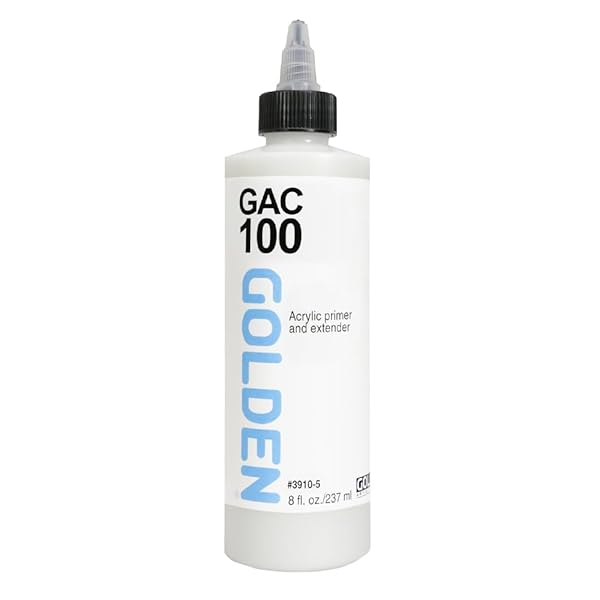 GOLDEN Buy GAC 100 by GOLDEN - Premium Acrylic Primer & Extender (8 oz) for Superior Art Projects - View 2 of 4