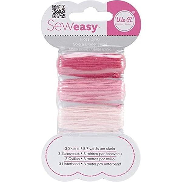 We R Memory Keepers We R Memory Keepers Sew Easy Floss Pink for Crafting and Sewing Projects