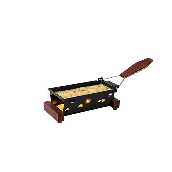BOSKA Boska Raclette Grilling Set - Portable Non-Stick Partyclette for Cheese, Meat & Veggies - Perfect Wedding Registry Item