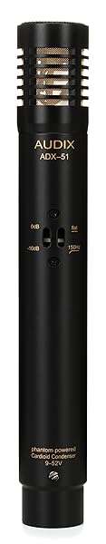AUDIX Audix ADX51 Small-Diaphragm Condenser Microphone: Perfect for Drum Kits & Studio Recording - View 3 of 7