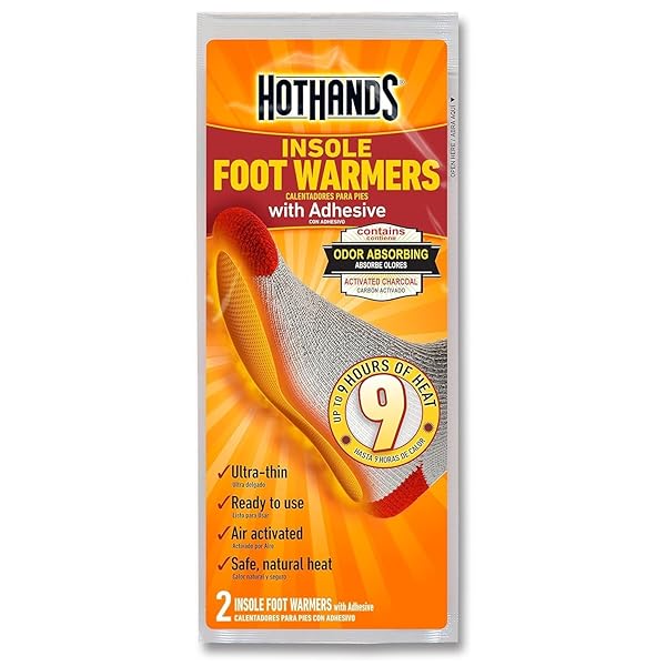 HotHands HotHands Insole Foot Warmers - Long-Lasting, Odorless, Adhesive Heat for Up to 9 Hours