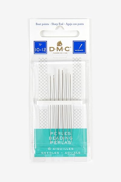 Buy DMC 1764-10/12 Beading Hand Needles 6-Pack - Size 10/12 for Perfect Crafting