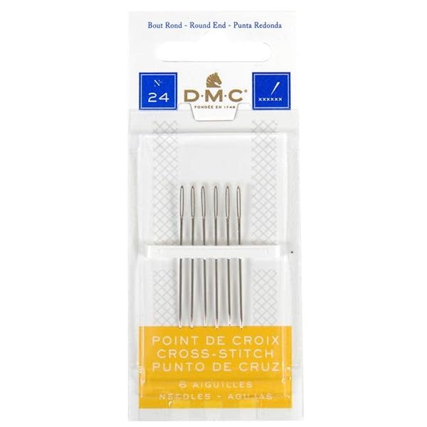DMC DMC Size 24 Cross Stitch Needles for Easy and Precise Stitching in Your Embroidery Projects