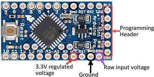 SparkFun SparkFun Pro Mini ATmega328 3.3V/8MHz: Arduino-Compatible Development Board for Easy Projects - View 8 of 11