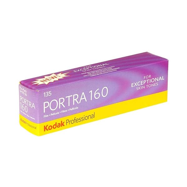 Buy KODAK 35mm Portra Color Film ISO 160 - Professional Quality, Vibrant Yellow