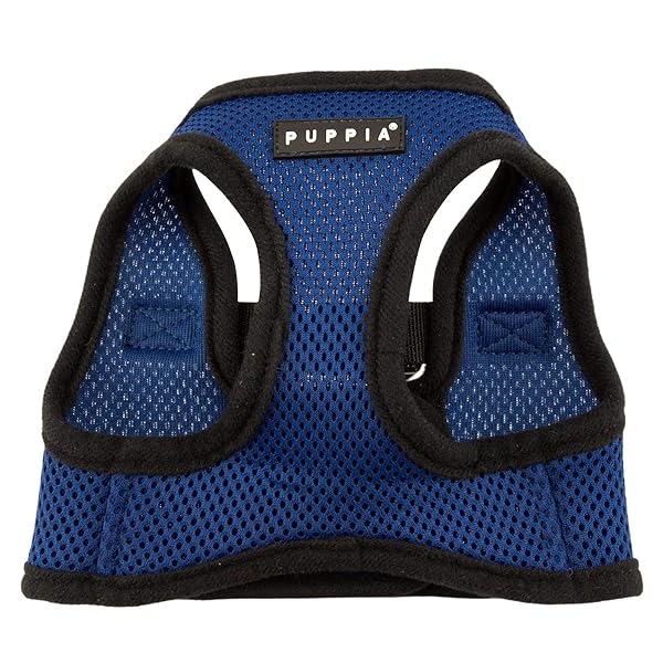 Puppia PUPPIA International Soft B Vest Harness Royal Blue Small for Dogs