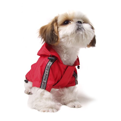 Puppia Puppia Authentic Base Jumper Raincoat Large Yellow for Dogs Waterproof and Stylish Outdoor Gear - View 3 of 5