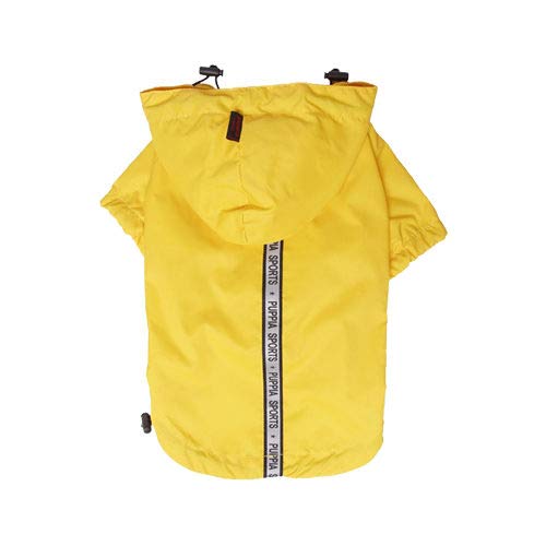 Puppia Puppia Authentic Base Jumper Raincoat Large Yellow for Dogs Waterproof and Stylish Outdoor Gear - View 4 of 5