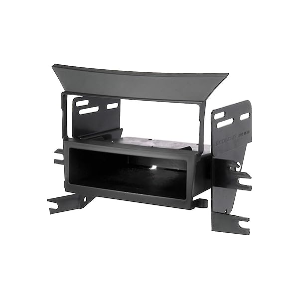 Scosche HA1711B Single DIN Dash Kit for 2009-2011 Honda Pilot - Aftermarket Stereo Installation with Storage Pocket