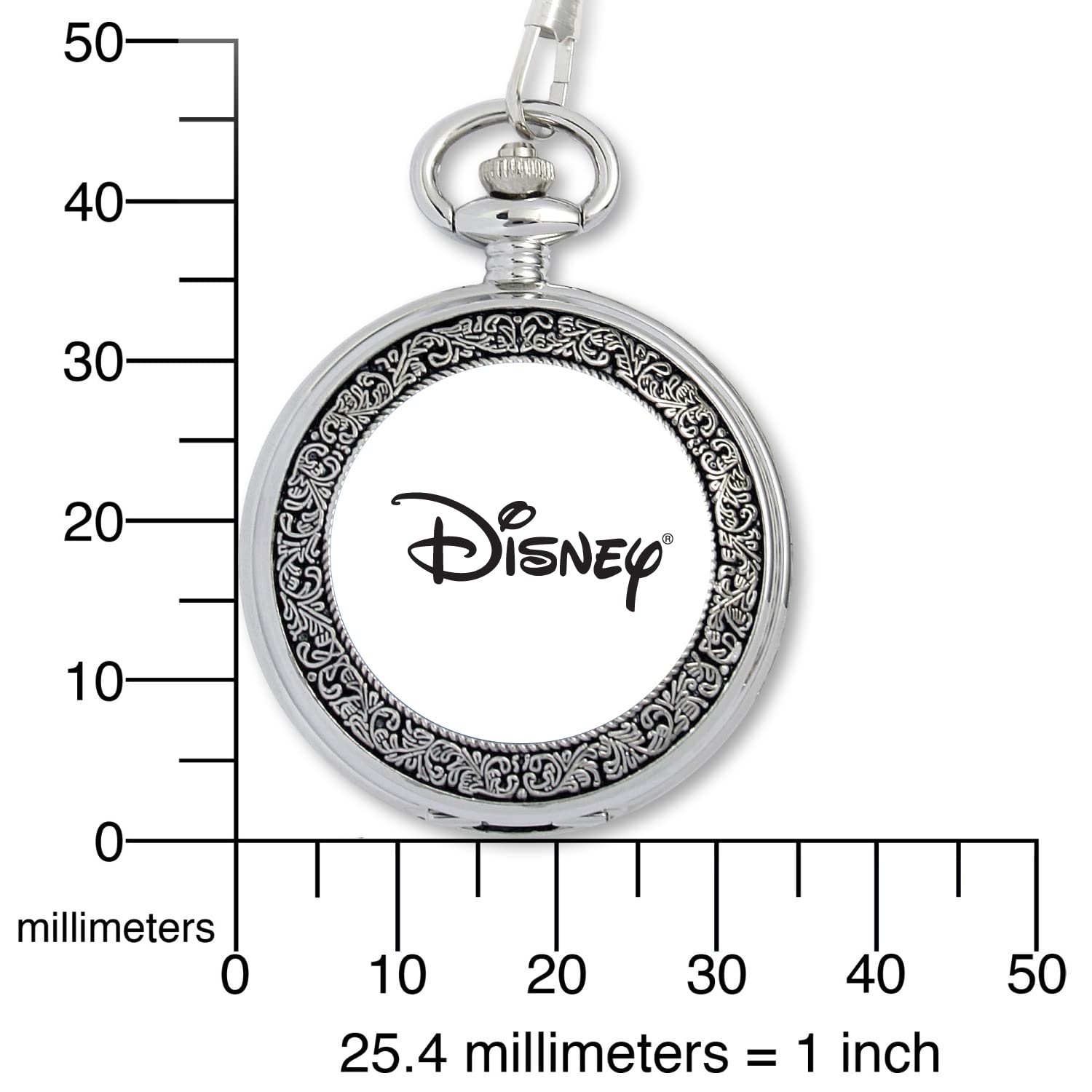 Disney Men's Mickey Mouse Pocket Watch Stylish Timepiece for Fans - View 5 of 7