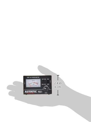 Astatic Buy Astatic PDC1 100 Watt SWR Meter - Accurate Readings for Ham Radio Enthusiasts - View 4 of 4