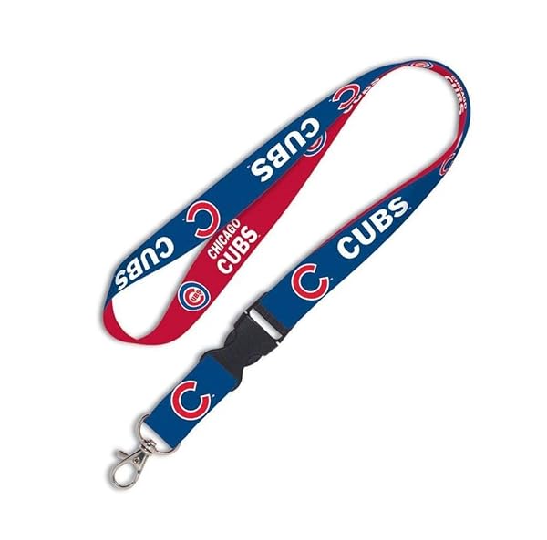WinCraft "Shop Wincraft MLB Chicago Cubs Lanyard with Detachable Buckle - 3/4" for Ultimate Fan Gear!"
