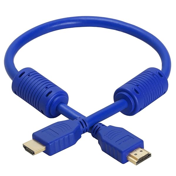 Cmple Cmple 1.5FT HDMI Cable - High Speed 4K UHD 60Hz, 18Gbps, 3D - Premium Blue HDMI Cord for HDTV - View 4 of 6