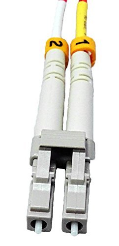 Ultra Spec Cables 1 Meter Multimode Duplex Fiber Optic Cable (62.5/125) LC to LC - High-Speed Orange Connection - View 4 of 9