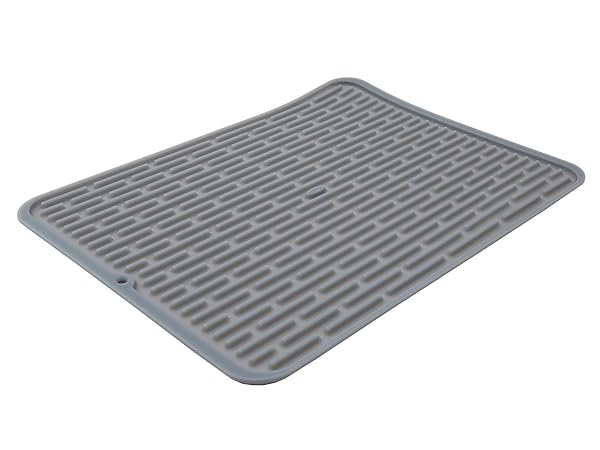 OXO OXO Good Grips Large Silicone Drying Mat - Durable, Non-Slip, Gray Kitchen Essential
