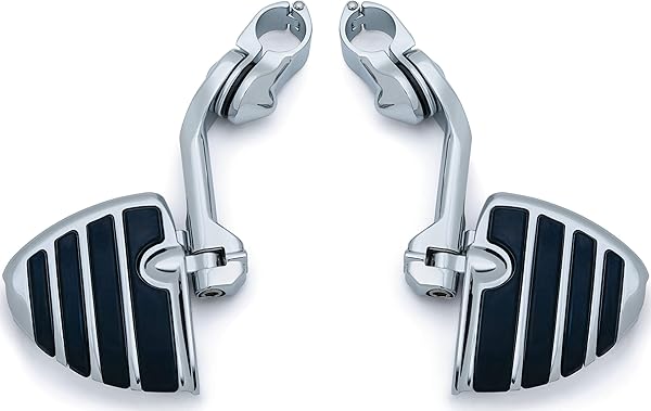 Kuryakyn "Upgrade Your Ride: Kuryakyn 4528 Cruise Peg Mounts with ISO Wings for 1-1/4" Engine Guards - Chrome Finish" - View 3 of 4