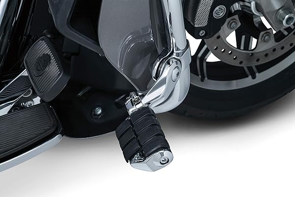 Kuryakyn "Upgrade Your Ride: Kuryakyn 4523 Motorcycle Foot Controls with Dually ISO Pegs for 1-1/4" Engine Guards" - View 2 of 4
