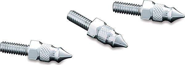Kuryakyn Upgrade Your Harley: Kuryakyn 1369 Windshield Accent Trim Spikes for 1996-2013 Batwing Fairing