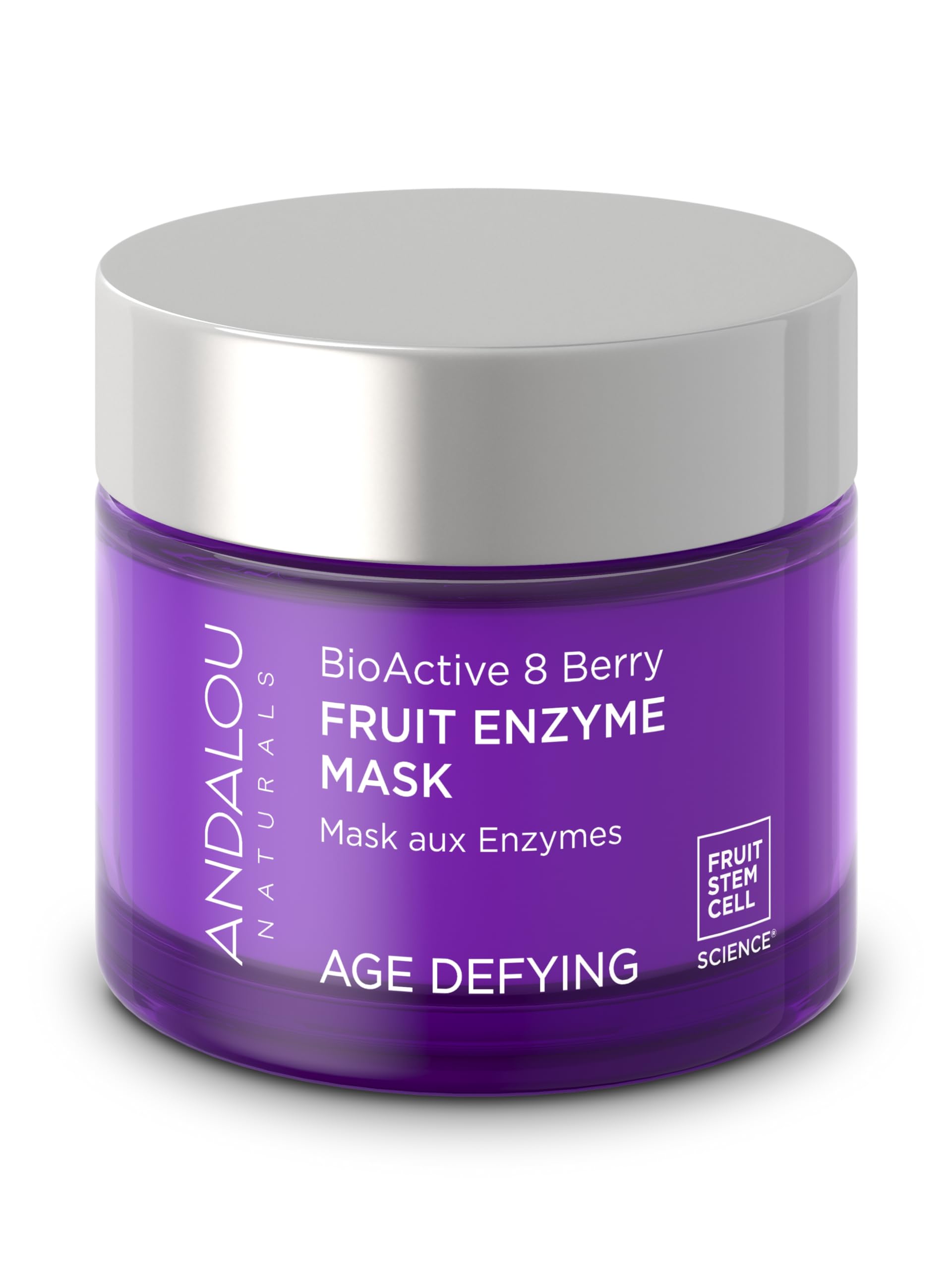 Revitalize Your Skin with Andalou Naturals Bioactive 8 Berry Fruit Enzyme Mask - 1.7 oz for Radiant Glow