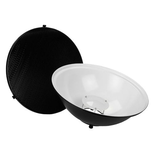 Fotodiox Pro 18 Inch Beauty Dish Kit with Honeycomb Grid and Speedring for Bowens Gemini Strobe Lighting - View 2 of 8