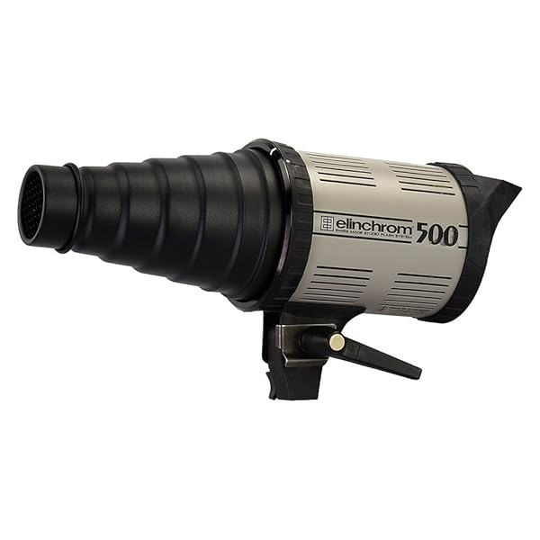 Fotodiox Fotodiox Snoot Kit with 20 Degree Grid and 5 Gel Filters Compatible with Elinchrom Mount Studio Flash and LED Lights - View 4 of 6