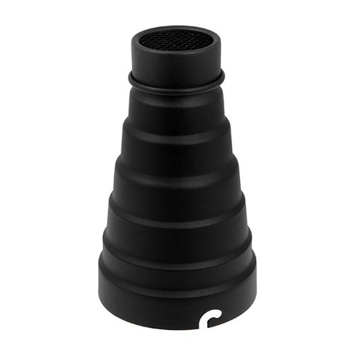 Fotodiox Fotodiox Snoot Kit with 20 Degree Grid and 5 Gel Filters Compatible with Elinchrom Mount Studio Flash and LED Lights - View 5 of 6