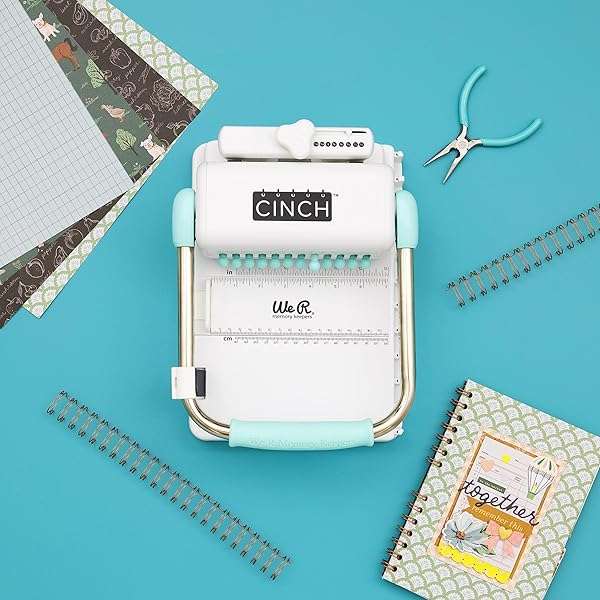 We R Memory Keepers Buy We R Memory Keepers Cinch Book Binding Machine V2 - Easy Spiral Binding for Professional Books & Notebooks - View 6 of 9