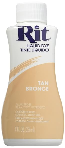 Rit Rit 88160 8 Oz Tan Liquid Dye: Perfect for Fabric, Hair, and Craft Projects - View 2 of 2