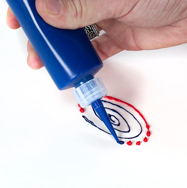 Creative Mark Creative Mark Flo Expressions Bottles & Funnel Set - 6 Pack of 30ml Artist Detailing Bottles for Fine Lines & Small Details - View 5 of 8