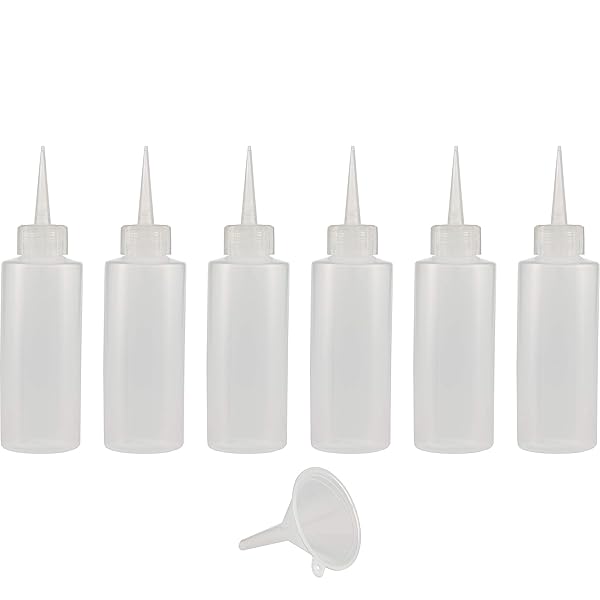 Creative Mark Creative Mark Flo Expressions Bottles & Funnel Set - 6 Pack of 30ml Artist Detailing Bottles for Fine Lines & Small Details - View 2 of 8