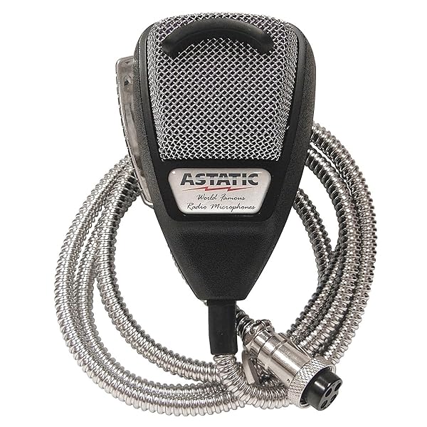 Astatic Buy Astatic 636LSE 4-Pin Noise Canceling CB Microphone (302-10001SE) - XLR, Silver | High-Quality Audio Performance - View 2 of 3