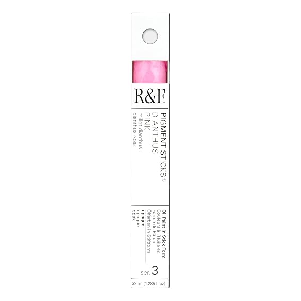 R&F R&F Handmade Paints Dianthus Pink Oil Pigment Stick - 38ml for Professional Artists - View 7 of 7