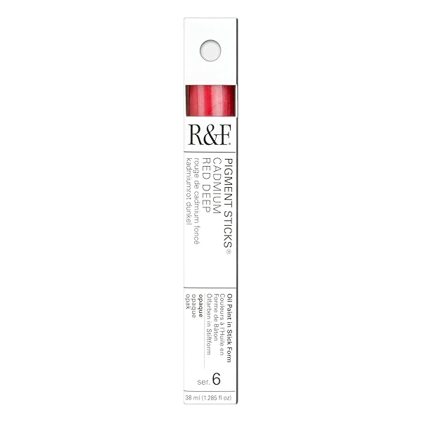 R&F Buy Handmade Professional Oil Pigment Stick - Cadmium Red Deep 38ml | Premium Quality Paints - View 7 of 7