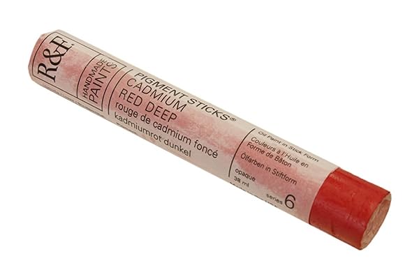 Buy Handmade Professional Oil Pigment Stick - Cadmium Red Deep 38ml | Premium Quality Paints