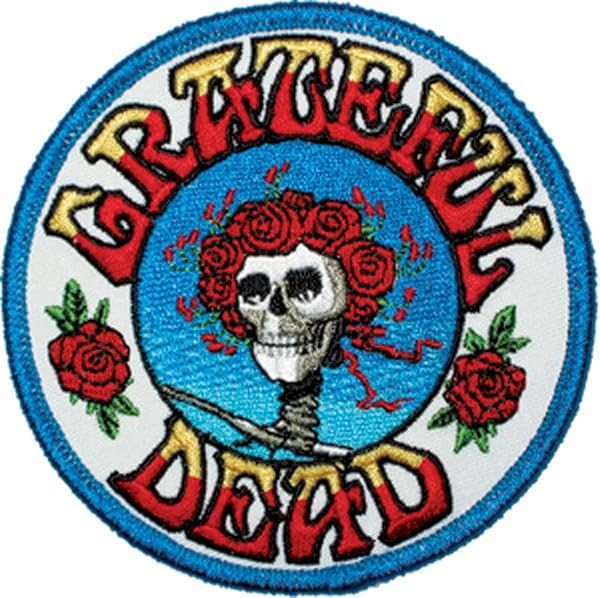 C&D Visionary Shop Skull and Roses Logo Patch in Blue - Trendy Application for Fashion & DIY Projects - View 2 of 2