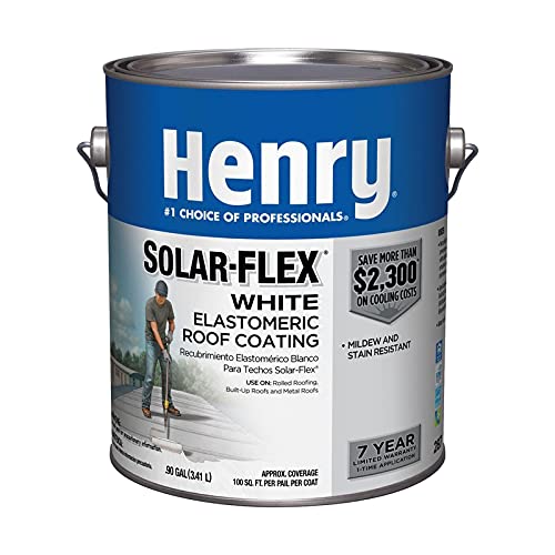 Henry Henry Elastomeric Roof Coating White 1 Gallon - Durable, Energy-Efficient Roof Protection - View 4 of 6