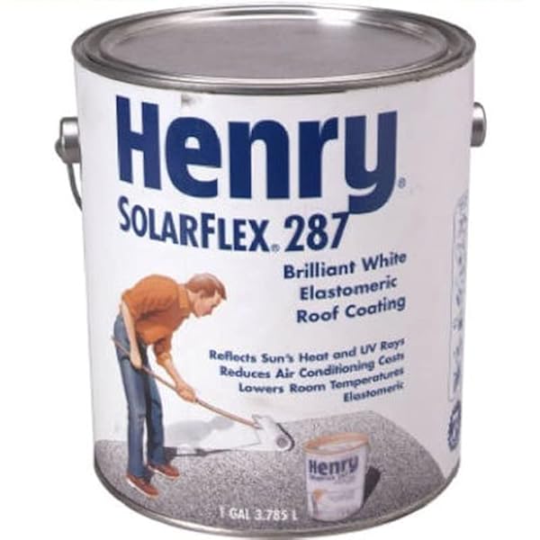 Henry Henry Elastomeric Roof Coating White 1 Gallon - Durable, Energy-Efficient Roof Protection - View 5 of 6