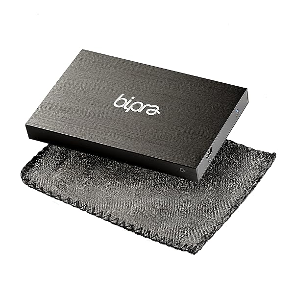 BIPRA " Bipra 100GB Slim USB 2.0 External Hard Drive - Portable 2.5" Black NTFS Storage" - View 7 of 9