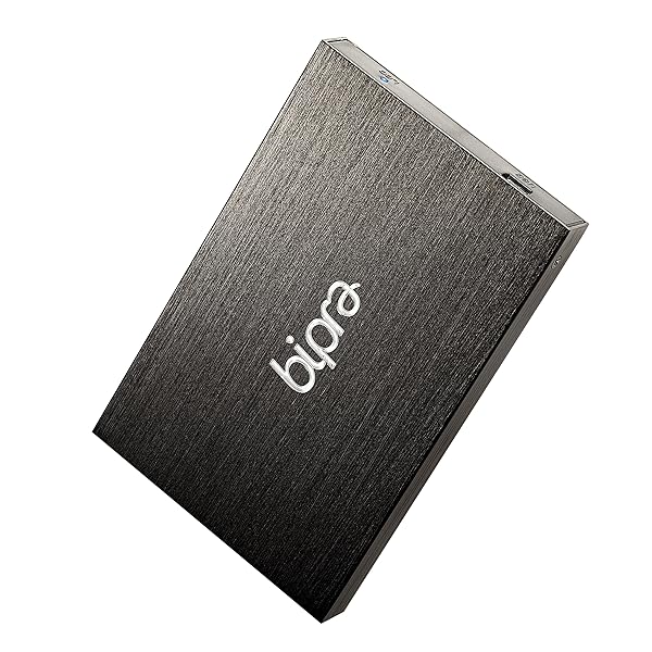 BIPRA " Bipra 100GB Slim USB 2.0 External Hard Drive - Portable 2.5" Black NTFS Storage" - View 2 of 9