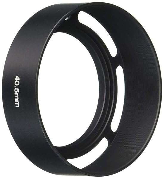 Fotasy Fotasy 40.5mm Vented Metal Lens Hood for Fuji, Leica, Panasonic, Olympus & Sony - Screw-in Design for Enhanced Photography - View 4 of 7
