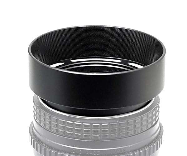Fotasy Fotasy 40.5mm Vented Metal Lens Hood for Fuji, Leica, Panasonic, Olympus & Sony - Screw-in Design for Enhanced Photography - View 5 of 7