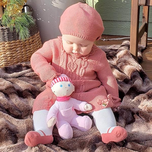 HABA HABA Doll Snug Up Luisa 8 Inch My First Baby Doll Safe for Newborns Machine Washable Ideal Gift for Infants - View 4 of 9
