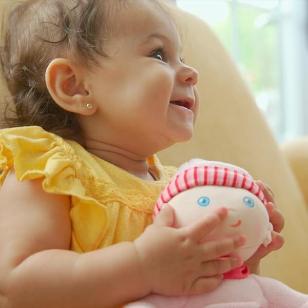HABA HABA Doll Snug Up Luisa 8 Inch My First Baby Doll Safe for Newborns Machine Washable Ideal Gift for Infants - View 7 of 9