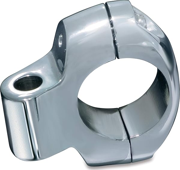 Kuryakyn "Buy Kuryakyn 1420 Universal Motorcycle Handlebar Clamp - Chrome, Fits 1" Bars, Accepts 5/16" Hardware" - View 2 of 3