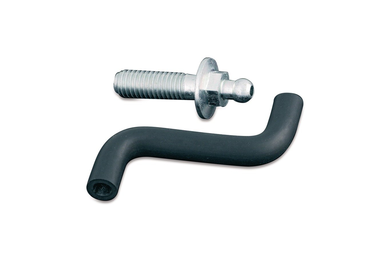 "Kuryakyn 9975 Breather Bolt for Harley Twin Cam 1999-2017 | 1/2"-13 x 1-1/4" Black Air Cleaner Component"